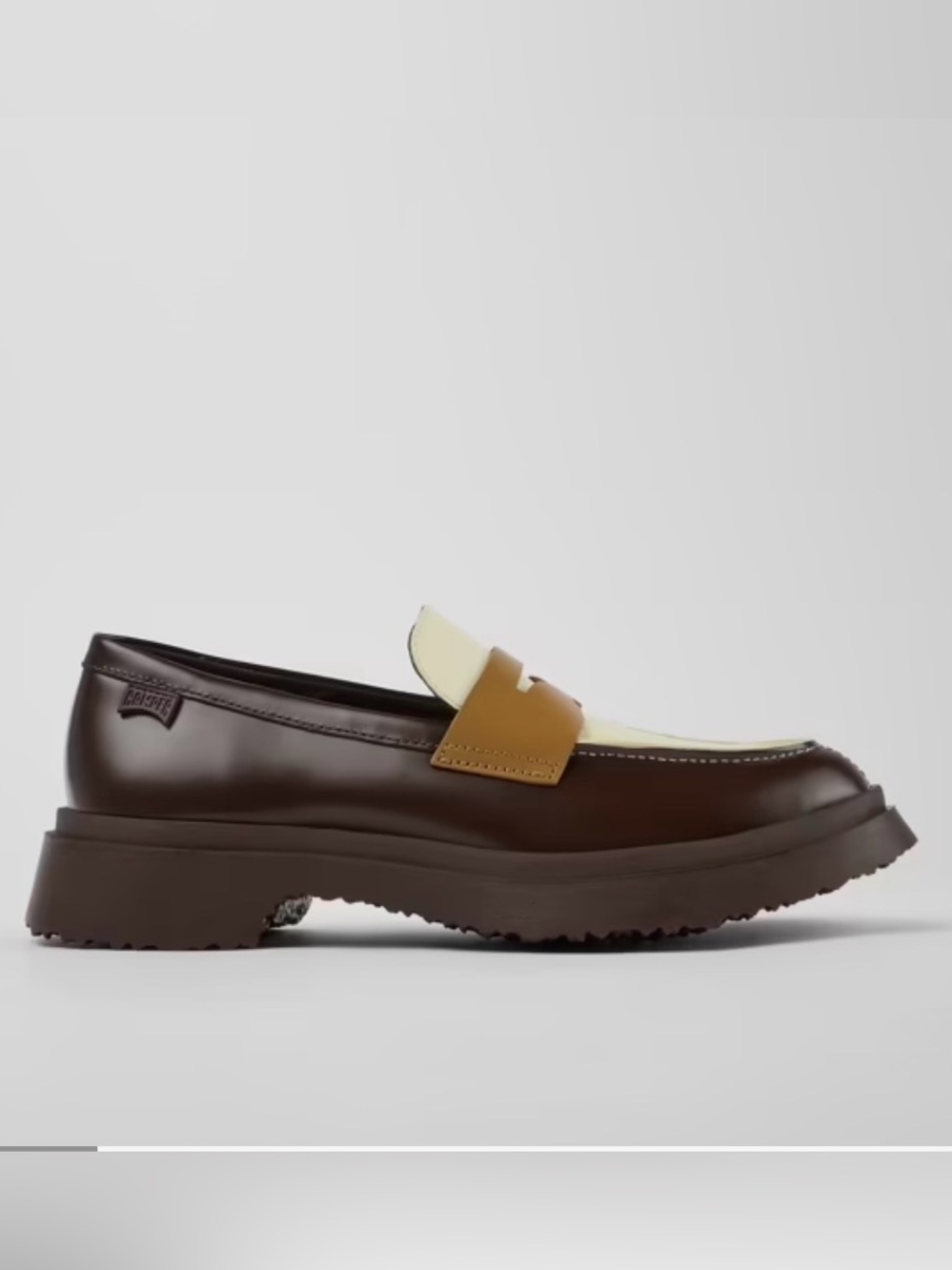 New! Camper Walden Twins Two-Tone Mismatched Leather Loafers | 39 - Picture 10 of 11